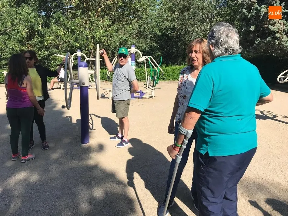 El Ayuntamiento de Salamanca también tiene en marcha el programa de promoción del ejercicio físico en parques biosaludables de la ciudad