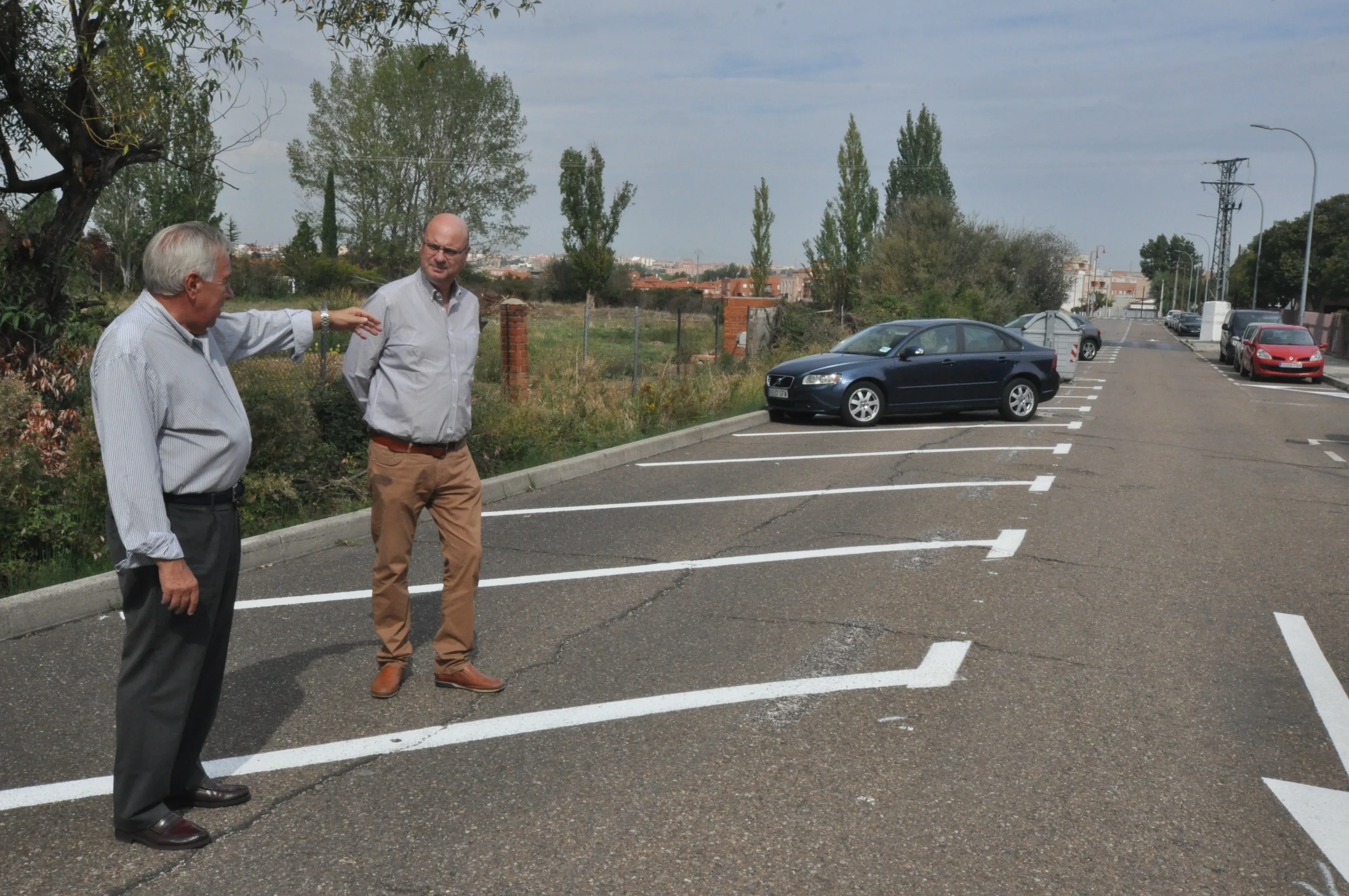 Las plazas de aparcamiento