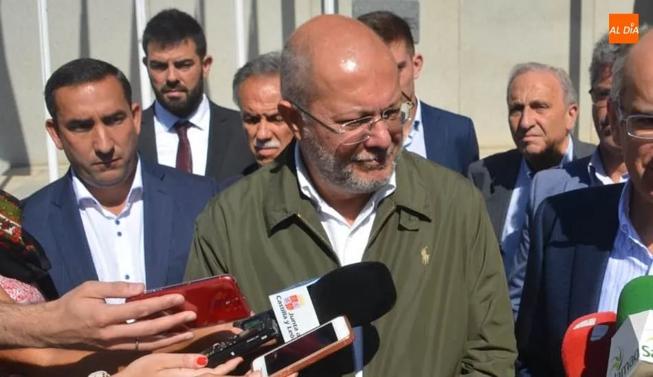 Francisco Igea, vicepresidente de la Junta de Castilla y León y consejero de Transparencia, Desarrollo Rural y Acción Exterior, en Salamaq. Foto de Lydia González