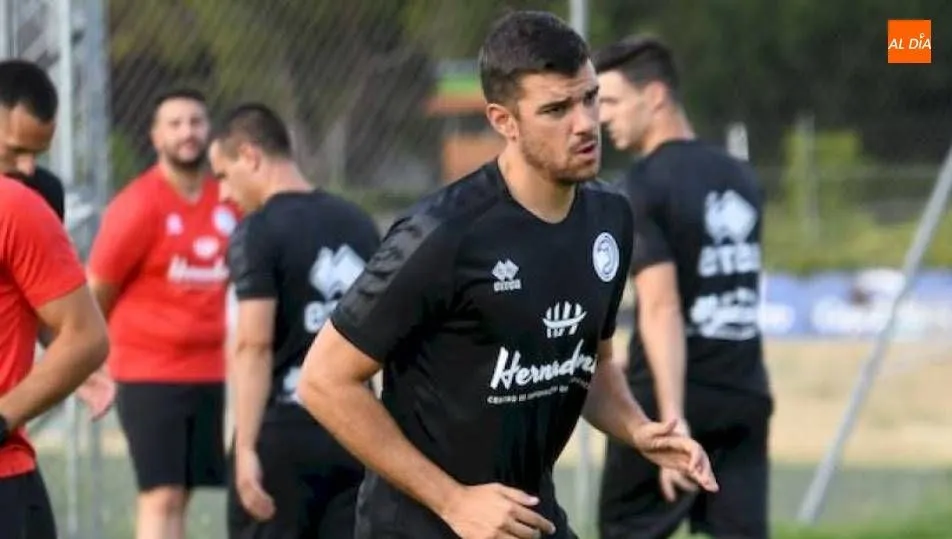 Carlos de la Nava, en un entrenamiento esta temporada