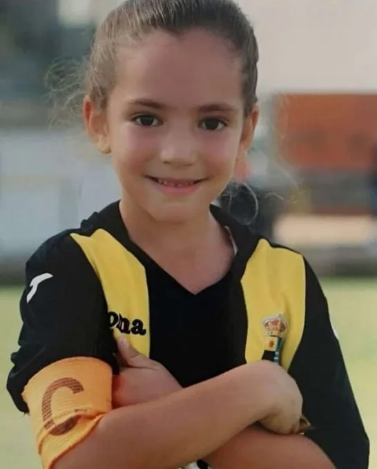 María, jugadora del Calvarrasa de Abajo