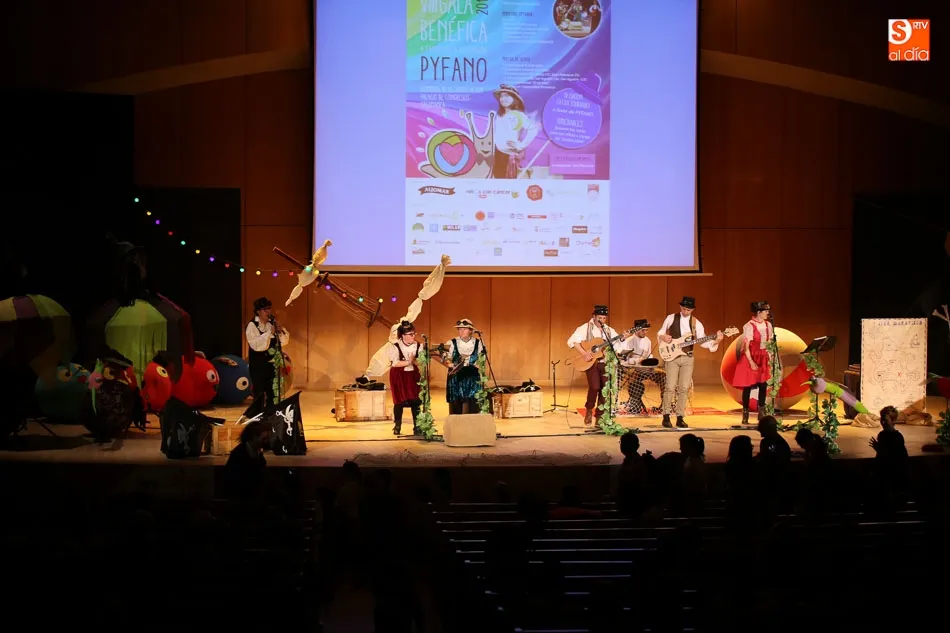 Actuación en una gala benéfica pasada a favor de Pyfano / Archivo