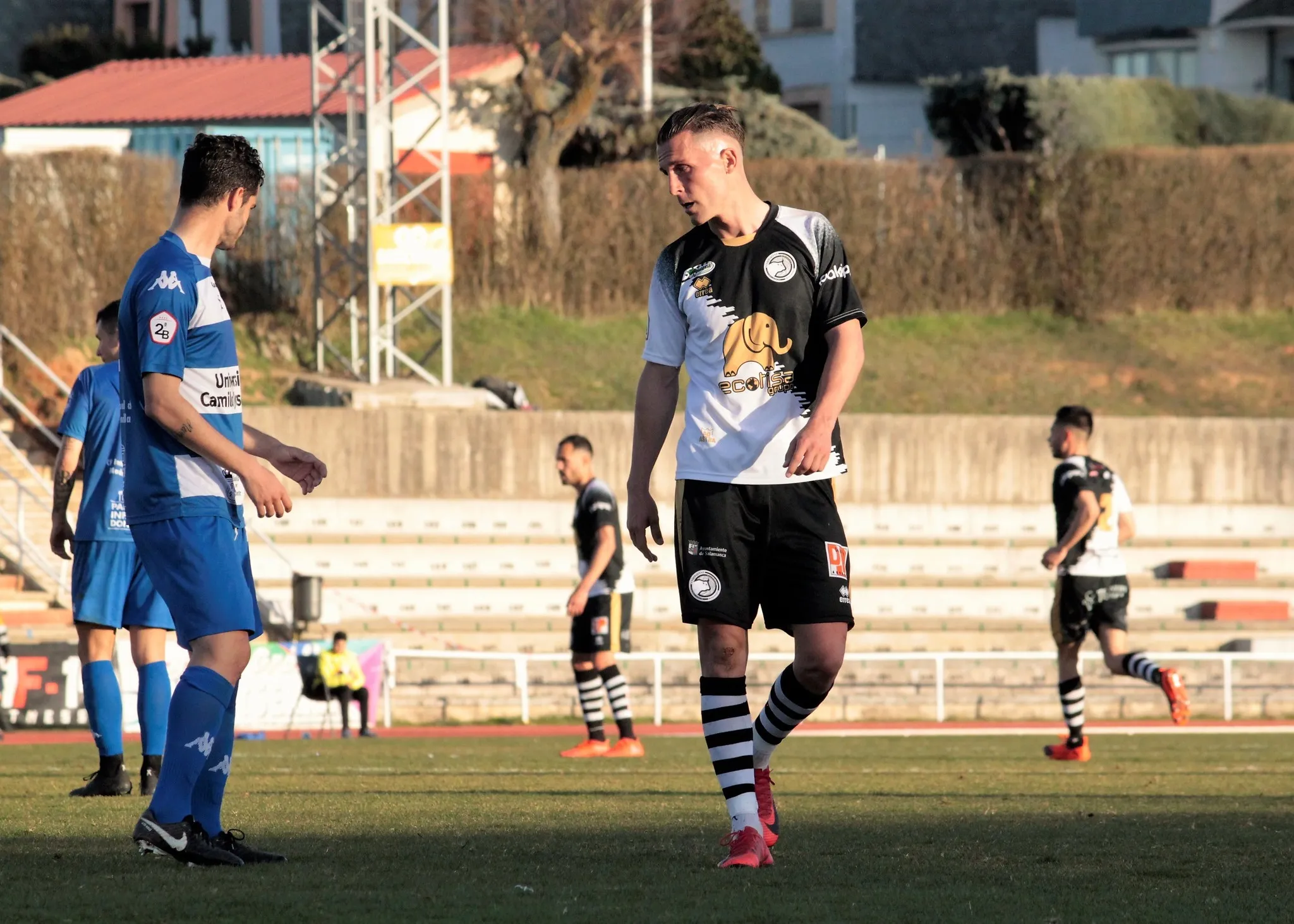 Góngora, durante un partido en Las Pistas