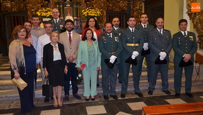 La Guardia Civil de Peñaranda festejaba este sábado a su patrona la Virgen del Pilar