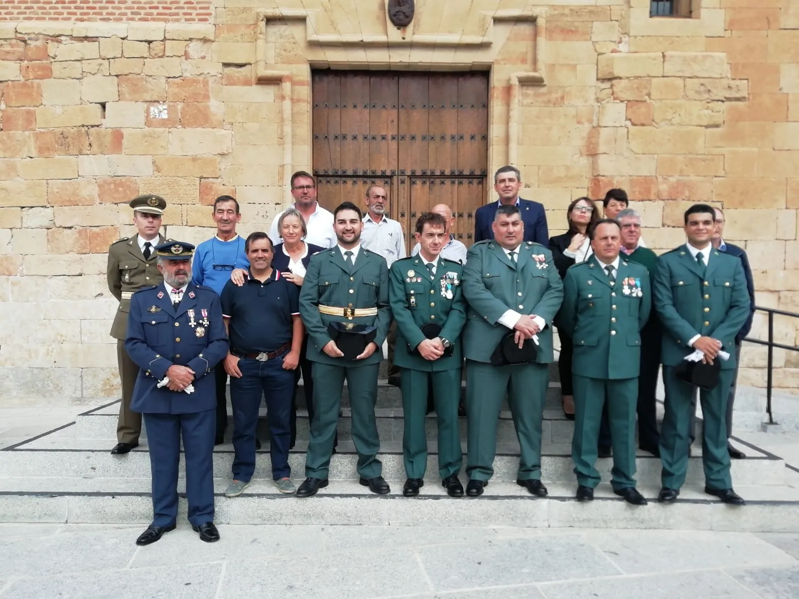 La Guardia Civil de Villoria celebra el día del Pilar arropada por autoridades municipales