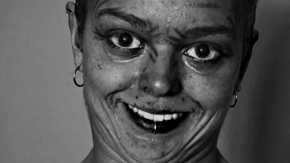 Fragmento de una de las obras de esta exposición