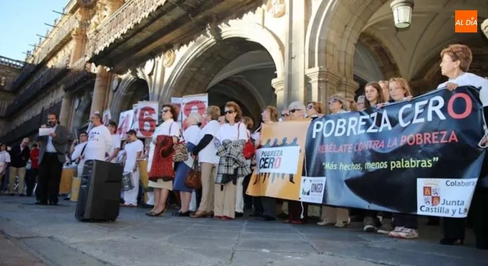 Una de las movilizaciones anteriores contra la pobreza