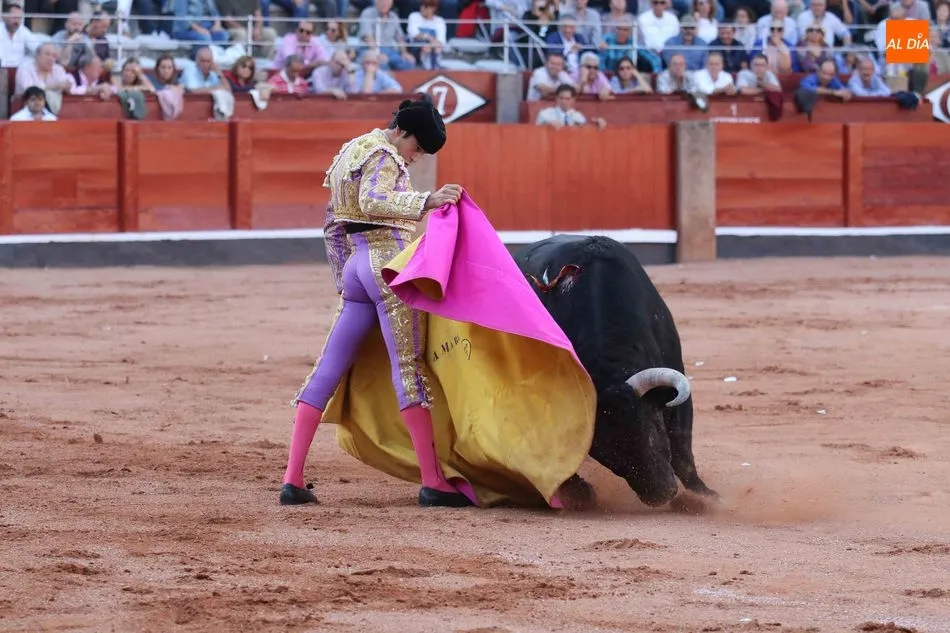 Alejandro Marcos en la plaza de toros de La Glorieta | Foto: Miguel Hernández