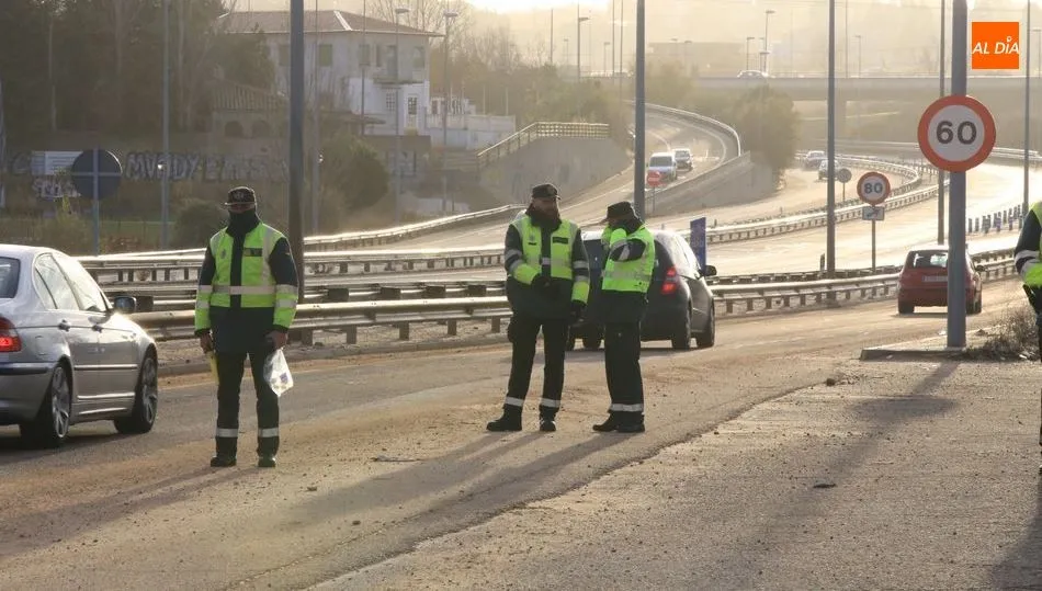 Un control anterior de la Guardia Civil. Foto de archivo