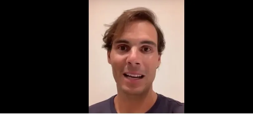 Nadal, en el vídeo a María