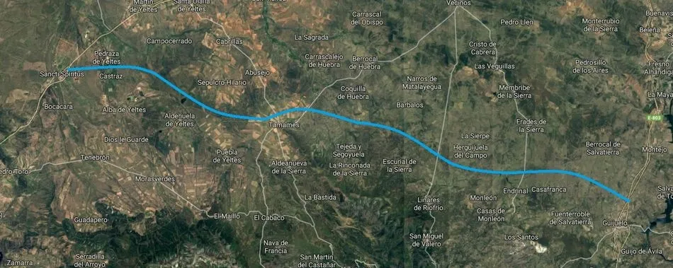 Propuesta de UPL para enlazar las autovías de Béjar y Ciudad Rodrigo