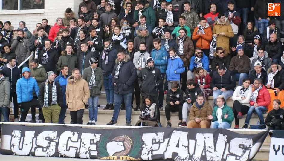 Seguidores de Unionistas de Salamanca en las Pistas