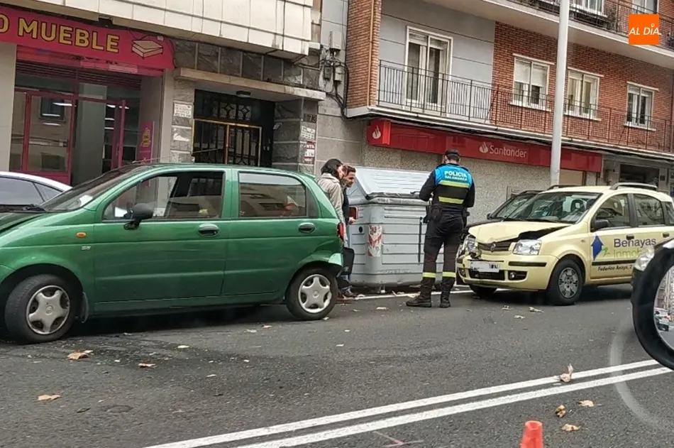 Vehículos implicados en la colisión. Foto: Lydia González