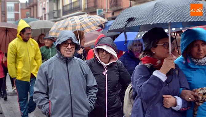 La Plaza de España era el punto de partida para la XII marcha solidaria de Acopedis