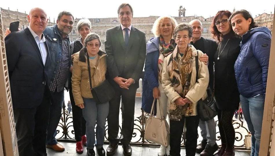 Recepción celebrada hoy en el Ayuntamiento de Salamanca a la Asociación de Espondilitis Anquilosante