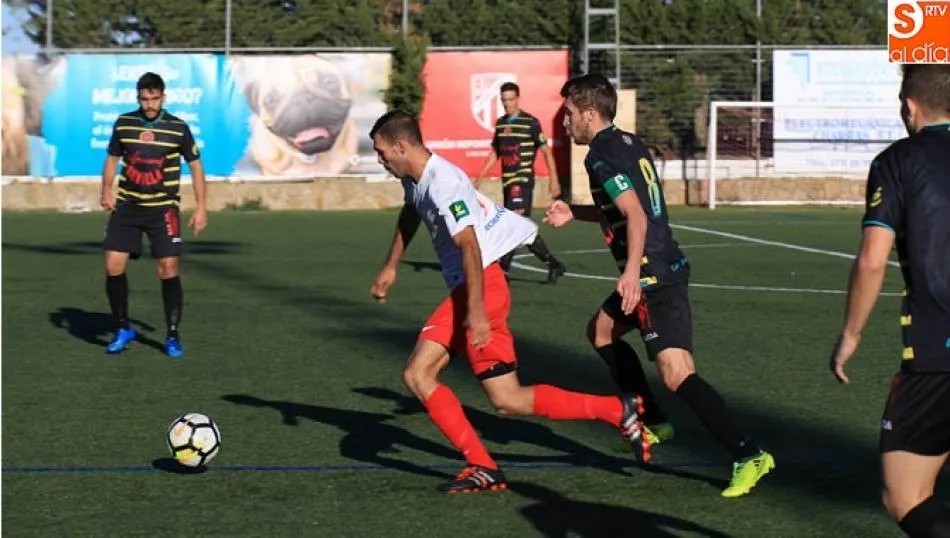 Lerma, en un partido en el San Casto