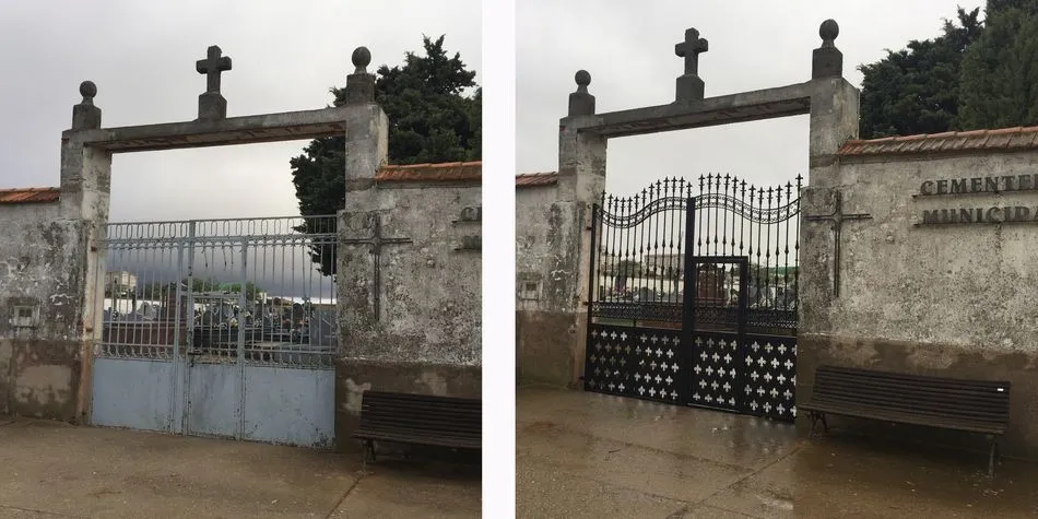 El Ayuntamiento ha procedido a la renovación de la puerta de entrada del cementerio