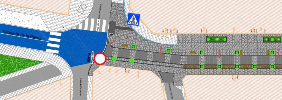 Plano del proyecto de la calle Ancha