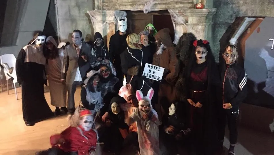 Figurantes que participaron en esta iniciativa, que cada año tiene más éxito