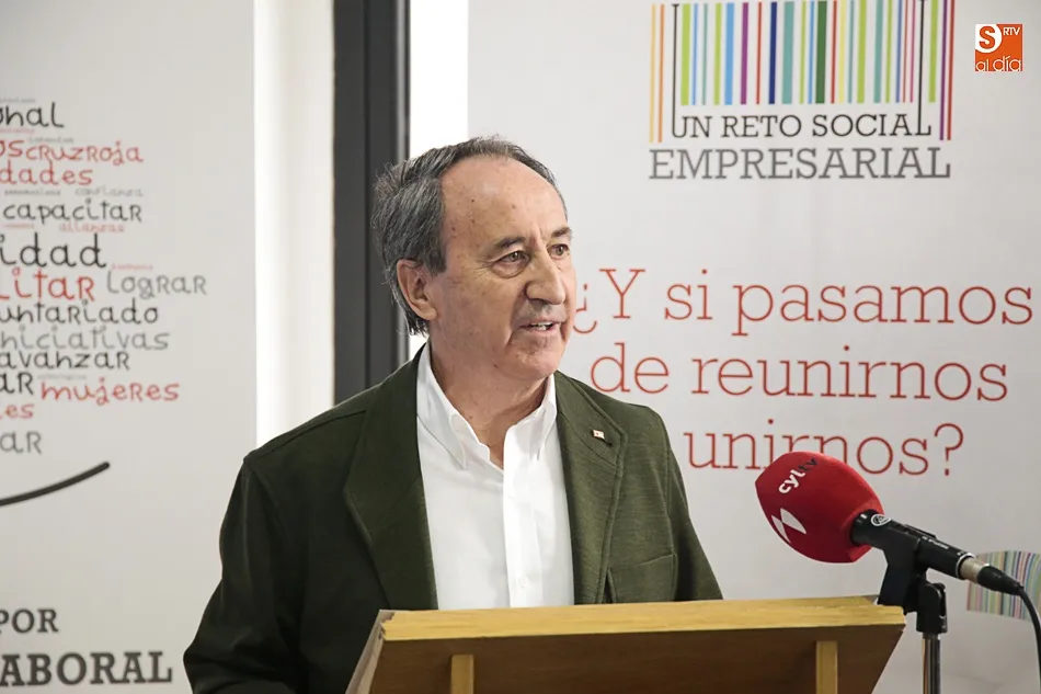 Jesús Juanes Galindo, presidente provincial de Cruz Roja Salamanca