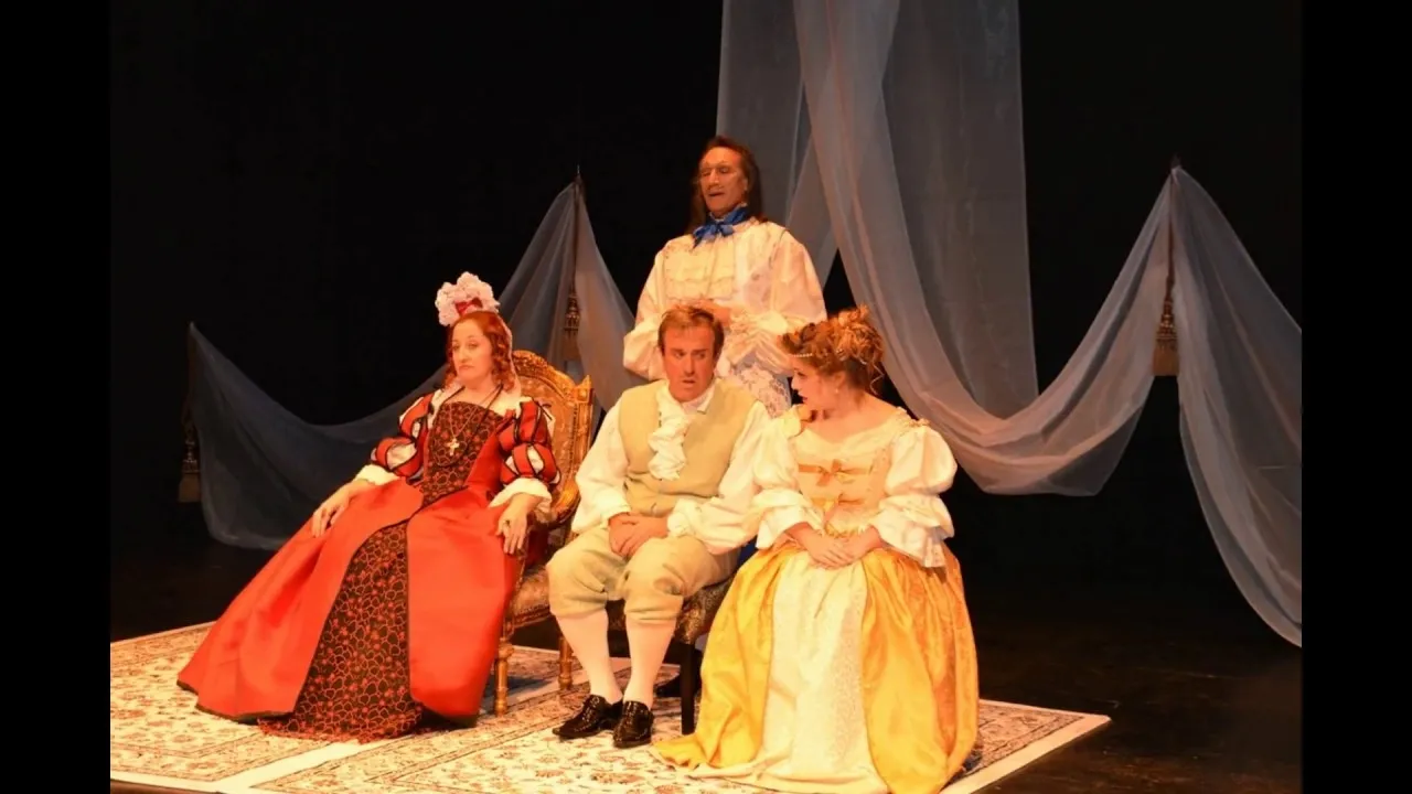 Escena de Un idiota en Versalles, de Arcón de Olid