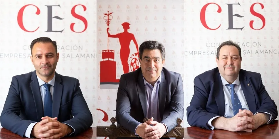 Álvaro Juanes, José Vicente Martín y Benjamín Crespo, presidentes de AEHS, CES y AESCO