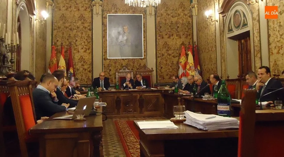Un momento del pleno ordinario celebrado este miércoles en la Diputación