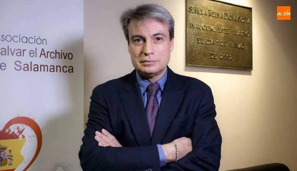 Policarpo Sánchez, presidente de la asociación Salvar el Archivo de Salamanca