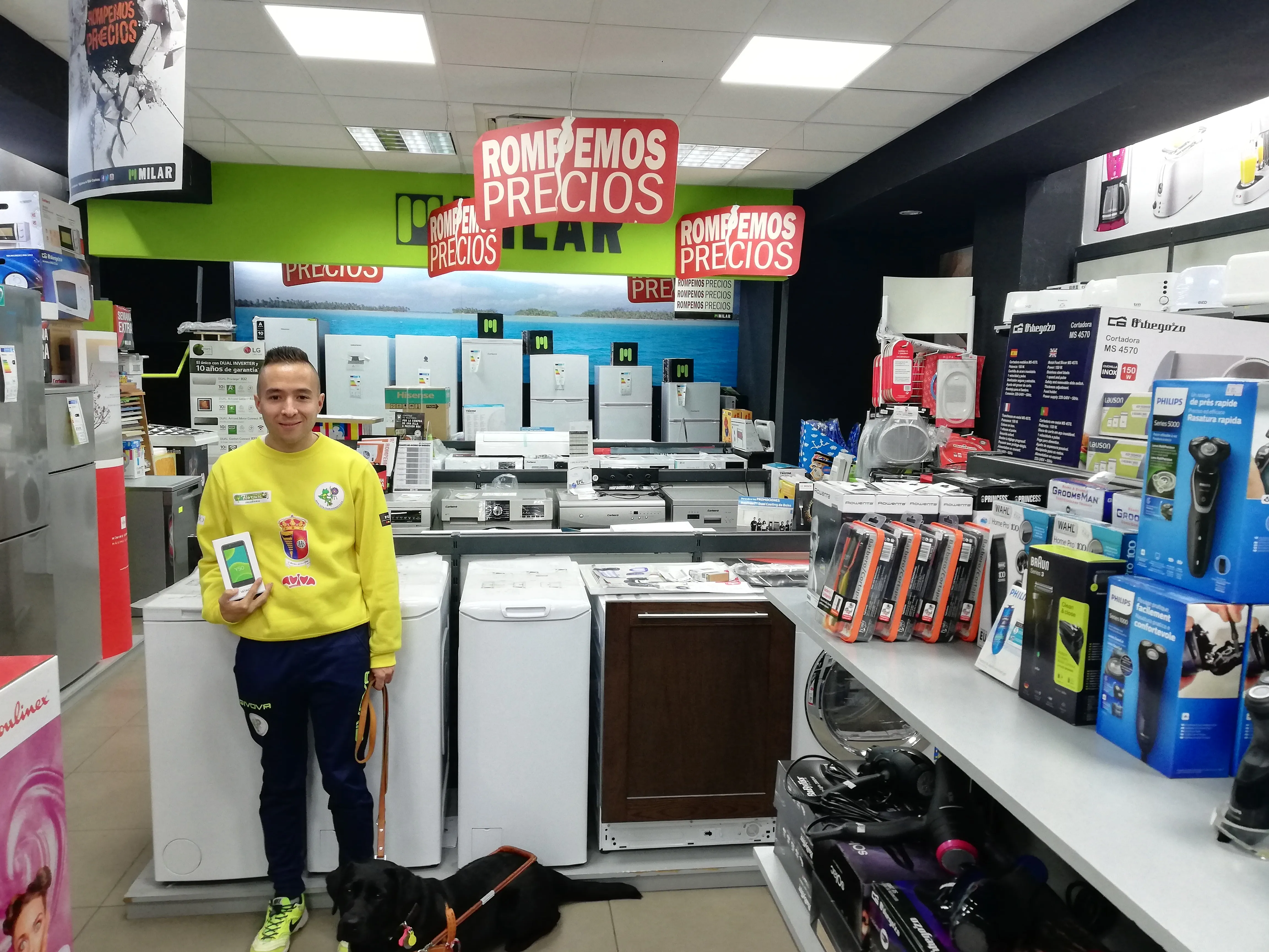 Un deportista invidente se hace con la Canasta Milar de octubre