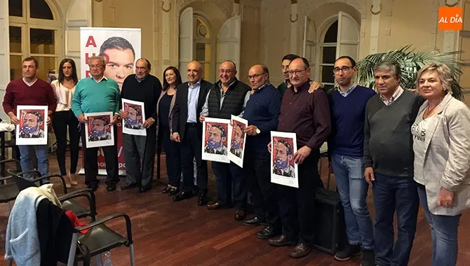 Rafael Simancas asistía al acto homenaje a los alcaldes veteranos del PSOE de Peñaranda