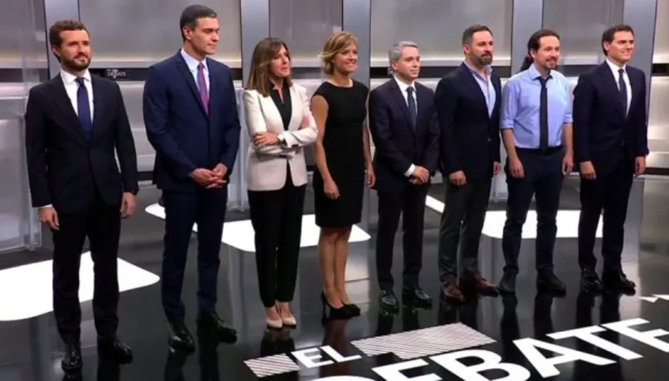 Protagonistas del debate electoral del pasado lunes