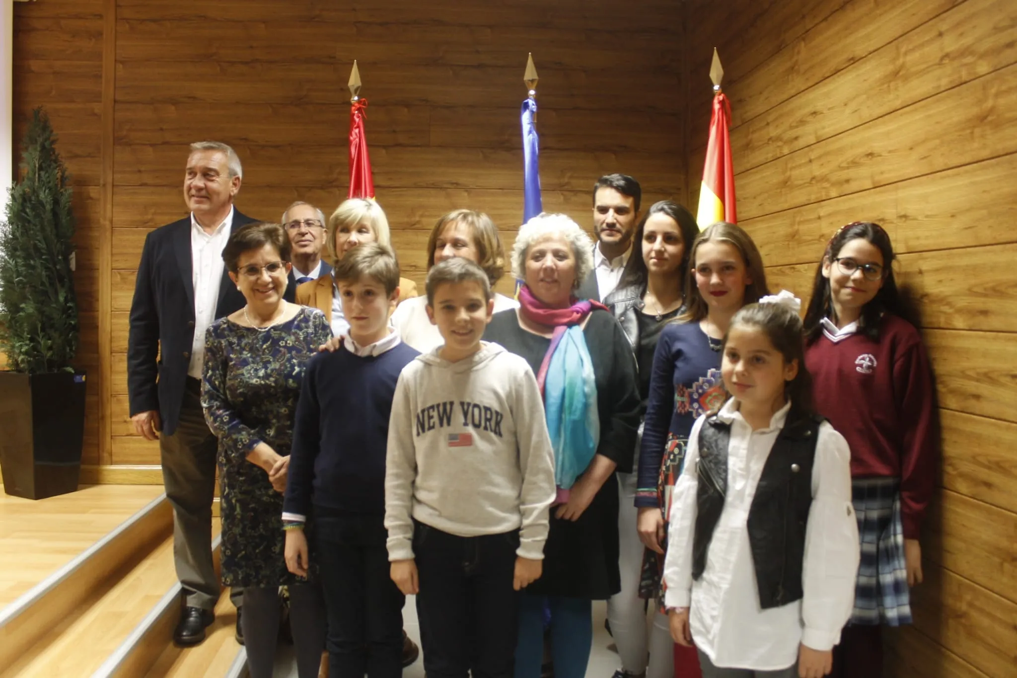 Premiados en el acto / Lydia González
