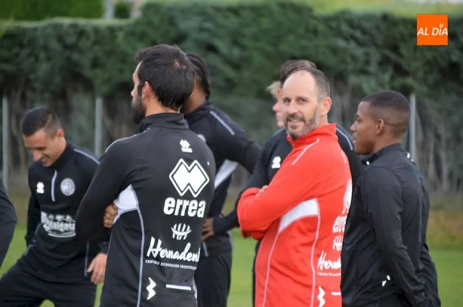 Luaces, en un entrenamiento