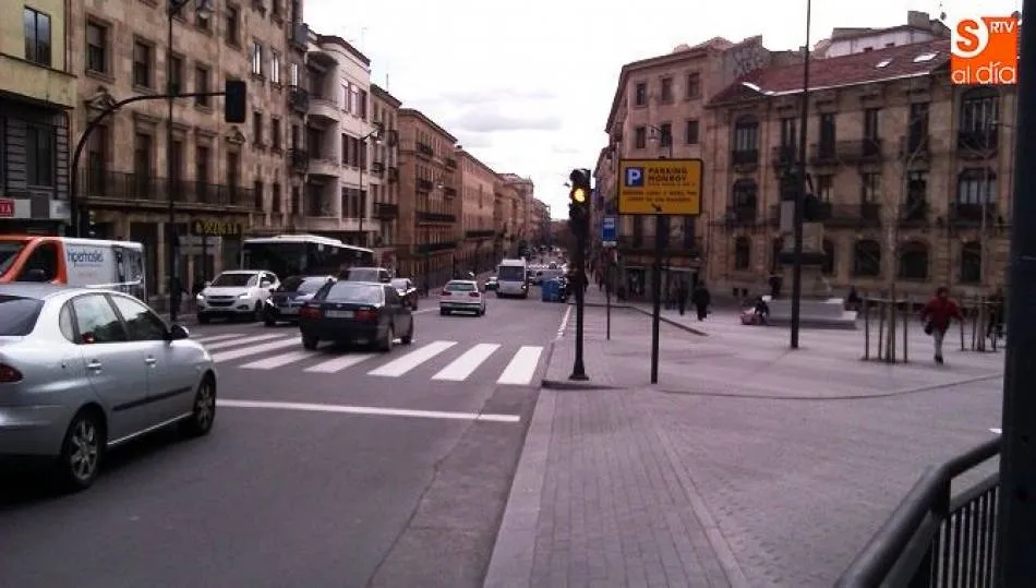 No se podrá aparcar en la Gran Vía durante toda la jornada electoral
