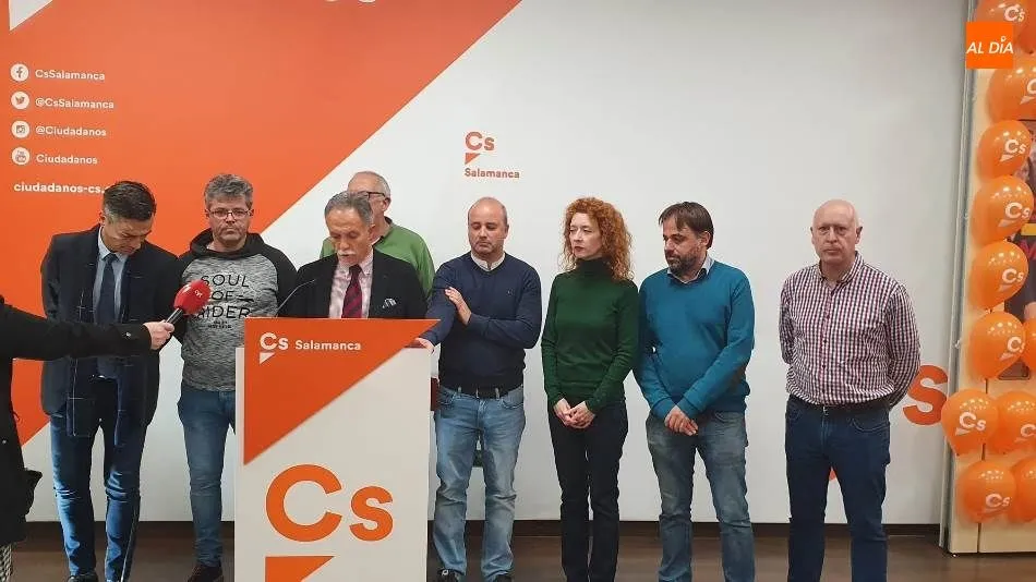 Intervención de José Antonio Mirón, candidato al Congreso de Cs por Salamanca, tras su derrota electoral