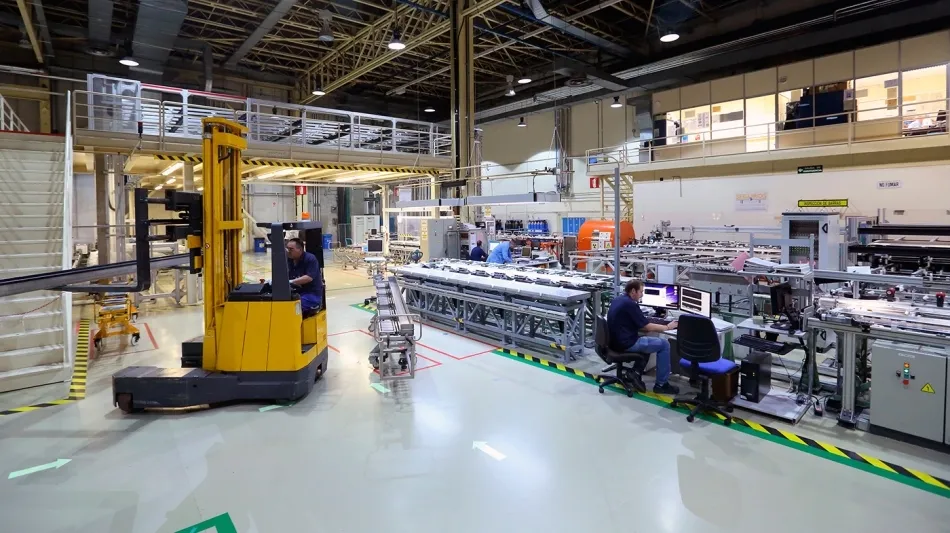 Interior de la fábrica de Enusa en Juzbado