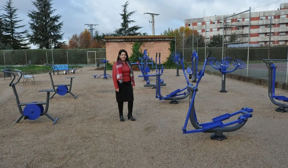Silvia González ha presentado el nuevo parque biosaludable de Signo XXV