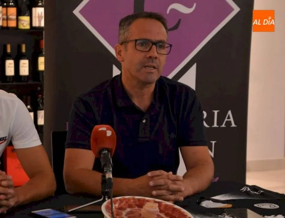 Gorka, en una presentación