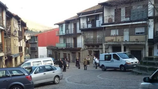 Plaza Mayor de Cepeda, lugar donde se produjo el incendio. Foto: archivo