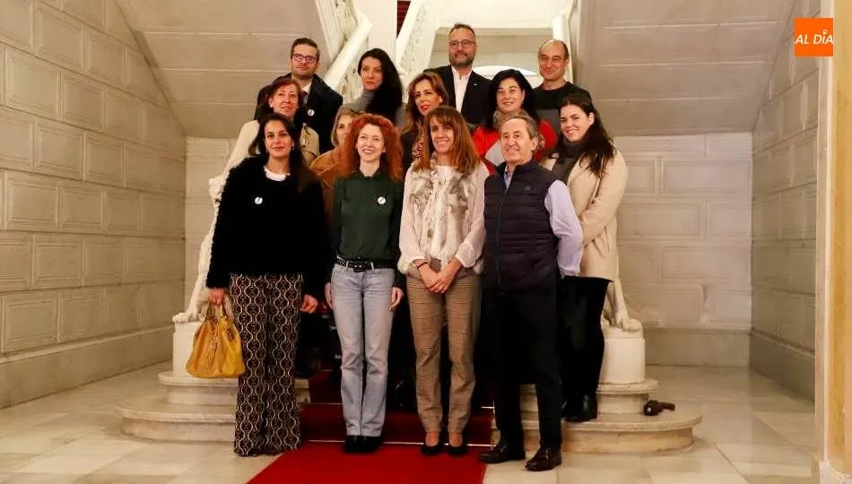 Foto de familia del acto