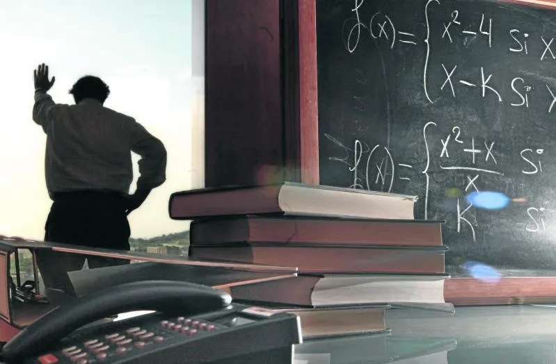 Un profesor, en un mal momento