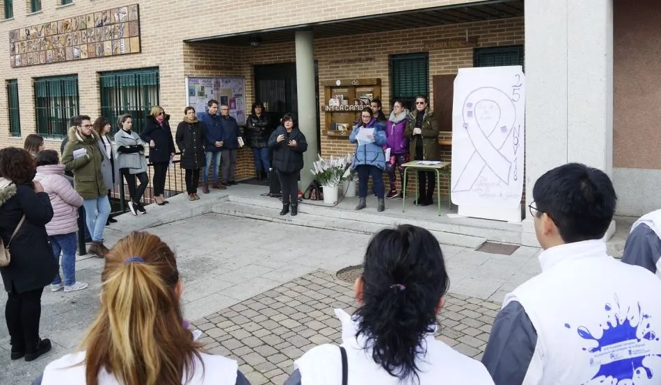 Un momento de la lectura del manifiesto del año pasado