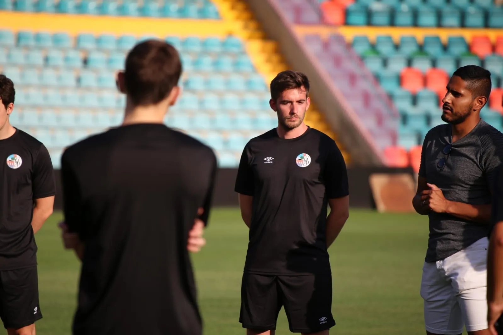 Cortés, en un entrenamiento con el filial durante la pretemporada