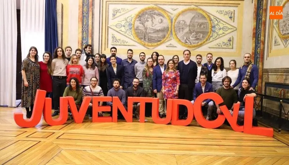 Jóvenes artistas de Castilla y León galardonados por la Junta. Foto de Lydia González