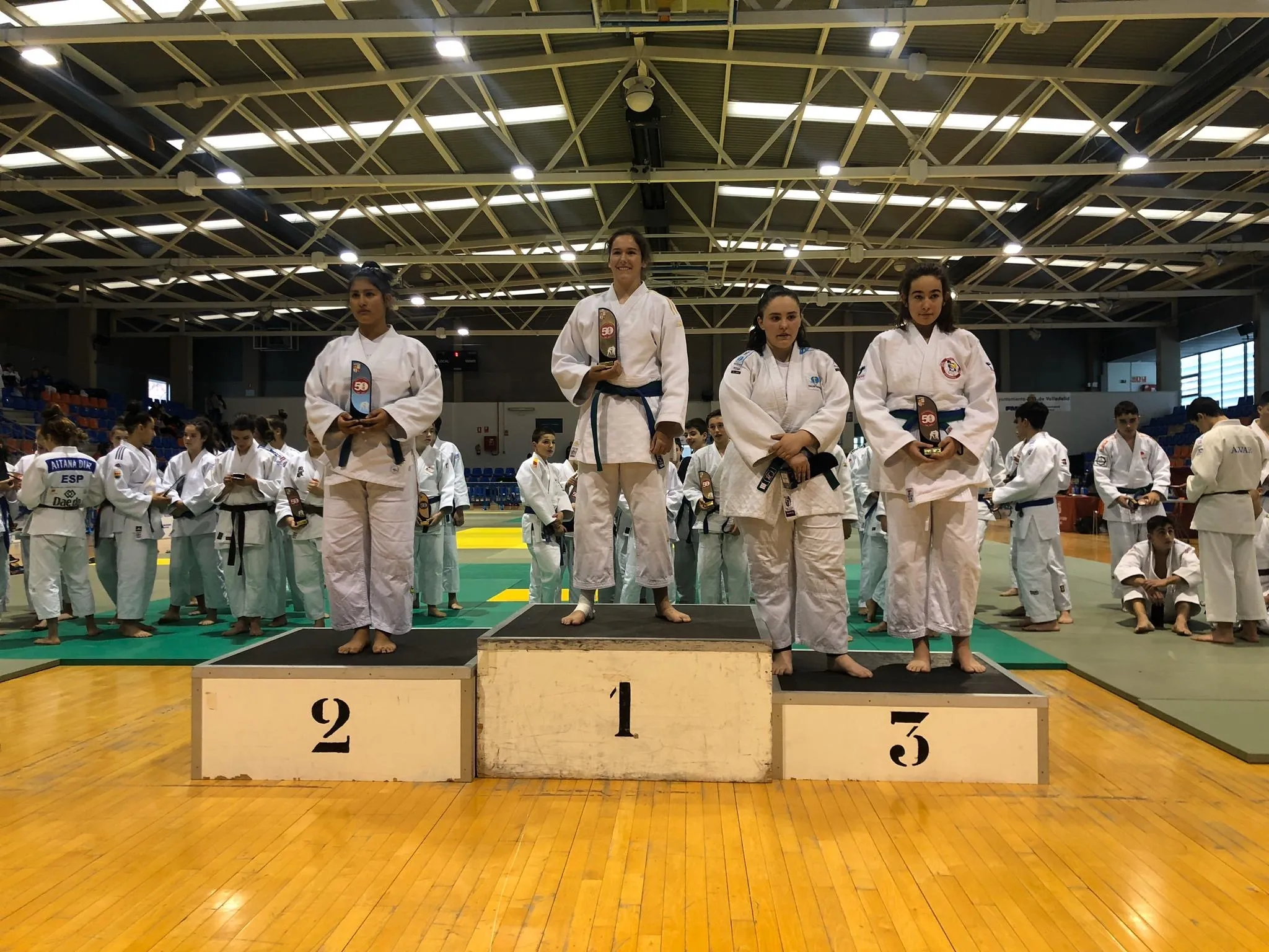 Imagen del podio del torneo