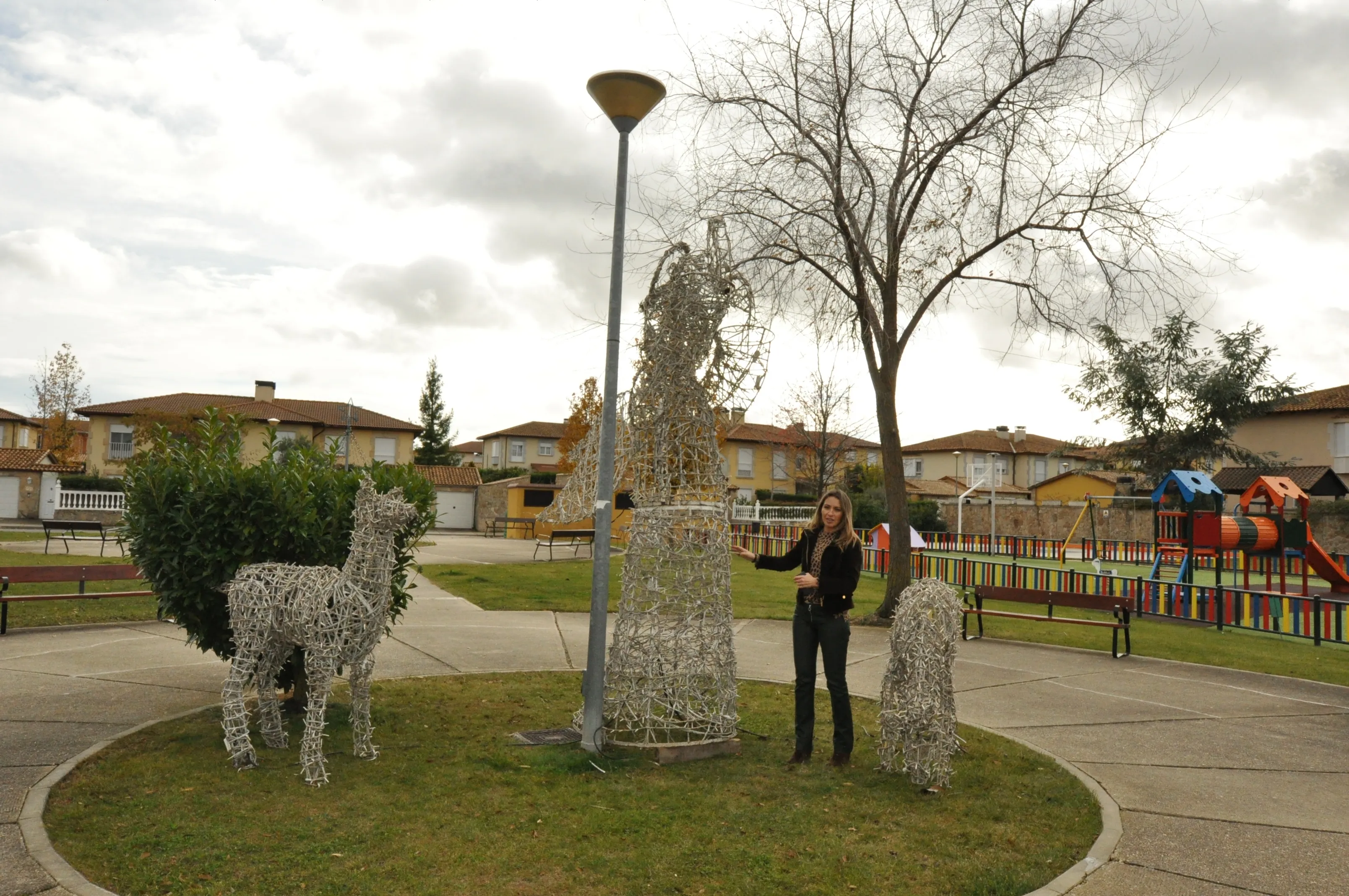Adornos navideños en Santa Marta
