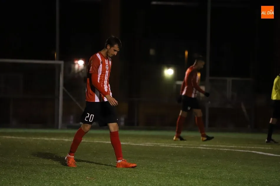 Aitor López, en un partido del Pizarrales