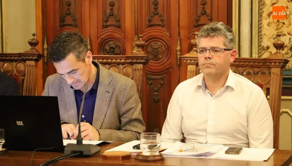 Jesús de San Antonio y Manuel Hernández, diputados provinciales de Ciudadanos / LYDIA GONZÁLEZ