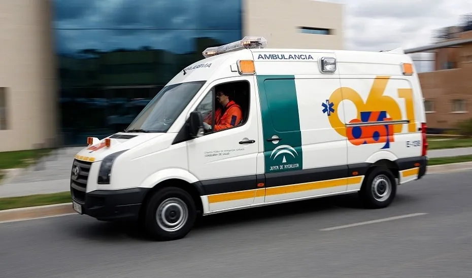 Ambulancia del EPES, la Empresa Pública de Emergencias Sanitarias en Andalucía