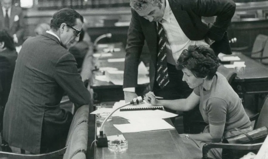 María Teresa Revilla, diputada de UCD, en una foto de esa época del Archivo General de la Administración